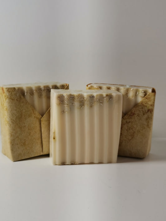 honey and oatmeal goat's milk soap