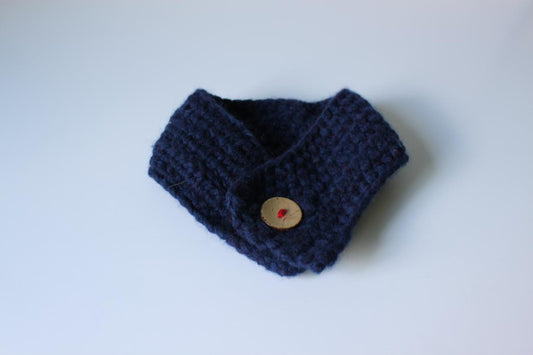 navy button-up neckerchief